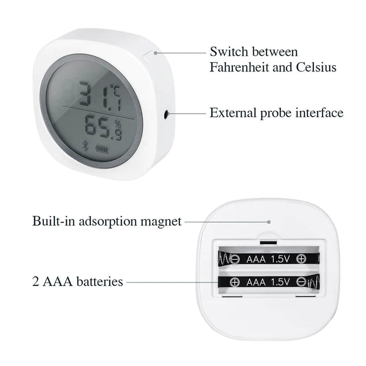 Inkbird IBS-TH1 Plus Temperature and Humidity Sensor – Uneek Inkbird IBS-TH1 Plus Temperature and Humidity Sensor – Uneek