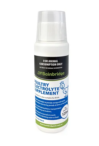 Bainbridge Poultry Electrolyte Supplement - 125ML