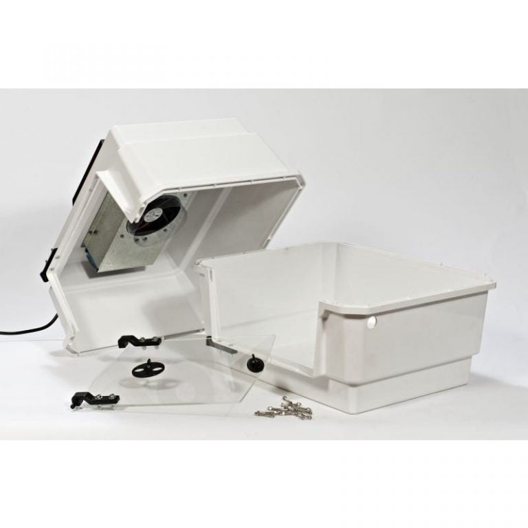 Brinsea TLC brooder shown disassembled for cleaning